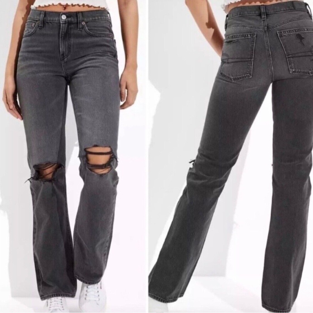 American Eagle 90s Bootcut Black Jeans